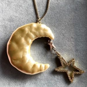 Anthropologie Sophie Paris Moon and Star Necklace